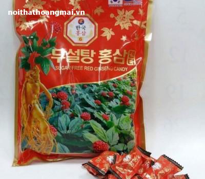 Kẹo sâm Hàn Quốc không đường 500g loại tốt